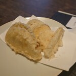 東雲 - ツレの野菜の天ぷら。