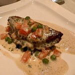 ジャンティーユ - ◉ 鳥羽石鏡産　黒鮑
      　鮑肝のソース