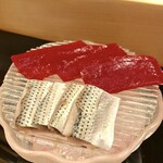 兼定 - 刺身 マグロ・コハダ