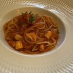 いたりあ亭 - 鮮魚のトマトソース