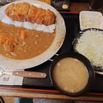 とんかつ&ハンバーグ たくとみ - 連れのロースかつカレー