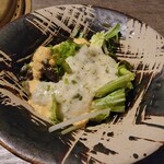 焼肉とみ - とろろのサラダ