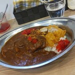 カレーのちから - たまねぎカツカレールー大盛り