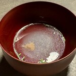 NOMI RESTAURANT - 鱧骨出汁のお吸い物 梅