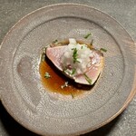 NOMI RESTAURANT - 宮津の鰤 皮目を炙って 鬼おろし