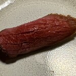 NOMI RESTAURANT - 肉寿司：牝鹿腿肉