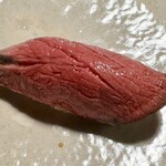 NOMI RESTAURANT - 肉寿司：鹿内腿肉
