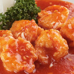 Shiba shrimp chili sauce