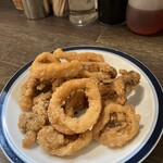 めん屋桔梗 - イカの唐揚げ