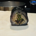 鮨shizuku 西天満 - 関鯖巻き