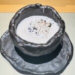 鮨shizuku 西天満 - タラの白子のリゾット風