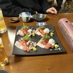 春夏秋冬 活魚料理 北海 - 刺身盛り