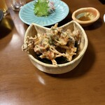 春夏秋冬 活魚料理 北海 - かき揚げ