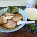 燕京 - チャーシューメン　ライス