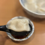 まことうどん - タレにつけていただきます。