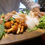 日本料理 崇 - 蟹しゃぶ具材