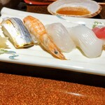 和食 おとは - ランチのお寿司五貫