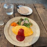 torse - ツナの和風オムライスセット（ご飯少なめ）1133円