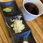 十割舞そば 忠庵 - つゆ、薬味