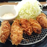 松のや - 料理写真:カキフライ5個