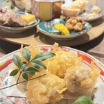煙 燻製バル トリベーネ - 白子の天ぷら