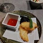 くずしわしょく 香季庵 - カレイの天ぷら