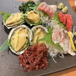 豊丸水産 佐野南口店 - 蒸鮑入り刺身盛（4人前）