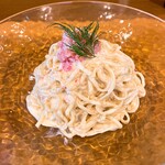 冷やし中華専門店 HiyaChu - 蟹ボナーラ