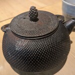 手打ち蕎麦切り 匠 - 南部鉄器で蕎麦湯が来ます