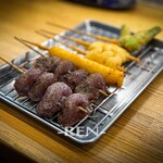 二度と来るよ - 砂肝/チーズ/ニンニク/ししとう