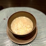 HASUO - 出来上がった参鶏湯。（取り分け済み）　うわ、美味い！