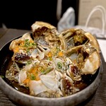 HASUO - 本日のワタリ蟹。この後のカンジャンケジャンで出される。