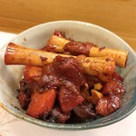 穴子料理と地酒 浅草 川井 - ラムのタマリンド煮