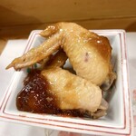 穴子料理と地酒 浅草 川井 - 手羽先煮