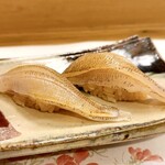 穴子料理と地酒 浅草 川井 - 鱚の握り