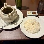 紅花別館 - ●牡蠣のプッタネスカ風ココットカレー