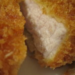 とんかつ やまいち - ロースのアップ