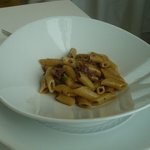 レストラン ファロ 資生堂  - 自家製ペンネ　ホタルイカとタラの芽のオリーブソース