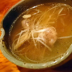 Kajiriya - お通しで出てきたスープ