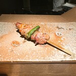 炭割烹 新谷 - 熊野地鶏のもも ◎めっちゃ美味い！