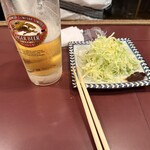 焼鳥 コの字 - お通しキャベツ