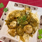 ジャンティーユ - ジャンティーユさんの鮑の肝ソースで、お家パスタを作りました✨　美味っ‼️  ありがとうございました♪