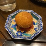 藁焼 みかん - カニコロッケ