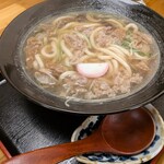 手しごと讃岐うどん 讃々 - 牛かす肉うどん