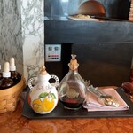 ザ ピッツァバー ON 38TH - お好みで使用できる調味料＆香辛料など