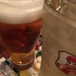 立ち飲みなんじょう - ビール&シュワシュワ〜^^;