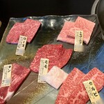 ビーフクックくらぞの - 希少部位を含めたコース　