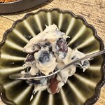 酒ワイン食堂 今日どう？ - 黒豆とマスカルポーネの〆デザート