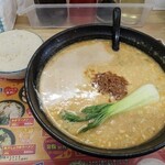 ラーメンとんとん - 担々麺5度+ゴマペースト増し＋ライス小