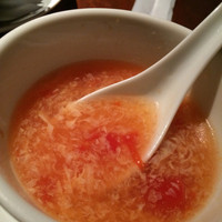膳處漢ぽっちり - 日替わりのスープ。